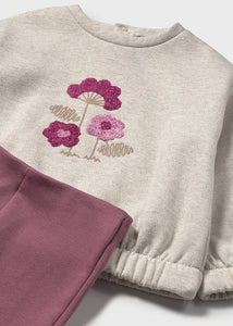 Floral Pullover Legging Set