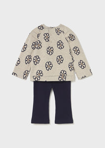 Floral Printed Pullover Legging Set