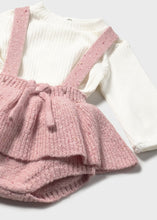 Load image into Gallery viewer, 3PC Suspender Skirt Knit Set