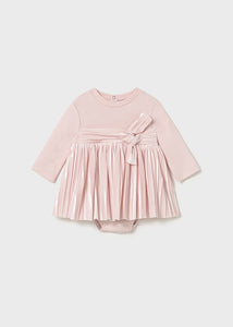 Velvet Pleated Romper