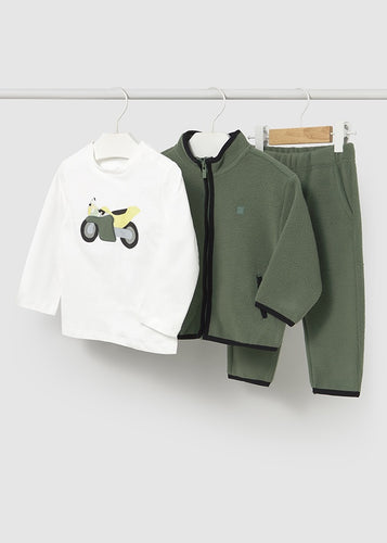Piped Fleece Tracksuit w/ Tee