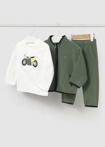 Piped Fleece Tracksuit w/ Tee