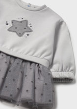 Load image into Gallery viewer, Star Tulle Voile Sweatshirt Dress