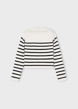 Load image into Gallery viewer, Scallop Neck Knit Stripe Top