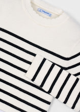 Load image into Gallery viewer, Scallop Neck Knit Stripe Top