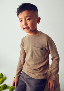 Rib Pocket L/S T-Shirt
