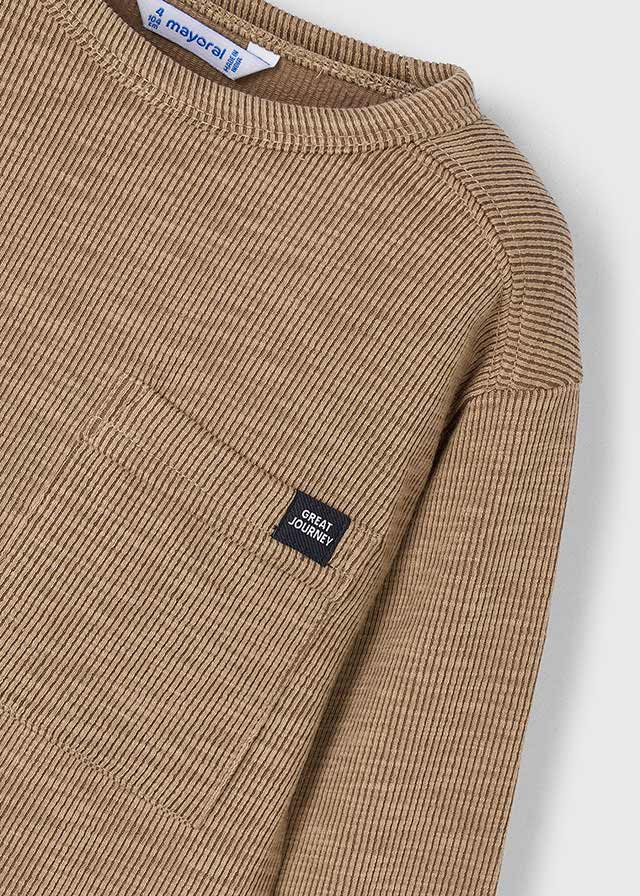 Rib Pocket L/S T-Shirt