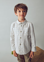 Load image into Gallery viewer, L/S Checked Grid Shirt