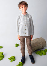 Load image into Gallery viewer, L/S Checked Grid Shirt