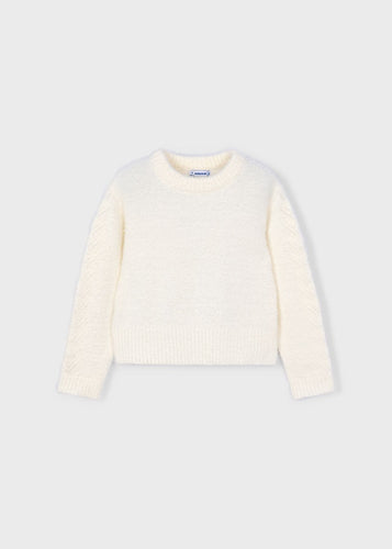 Fuzzy Crewneck Sweater