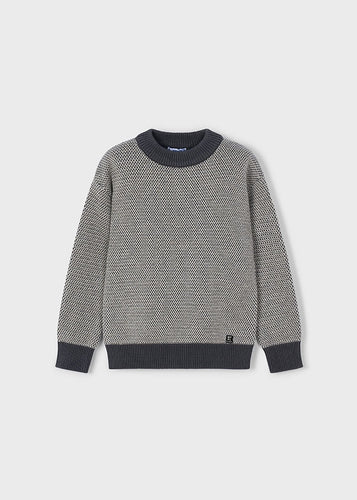 Crewneck Textured Sweater