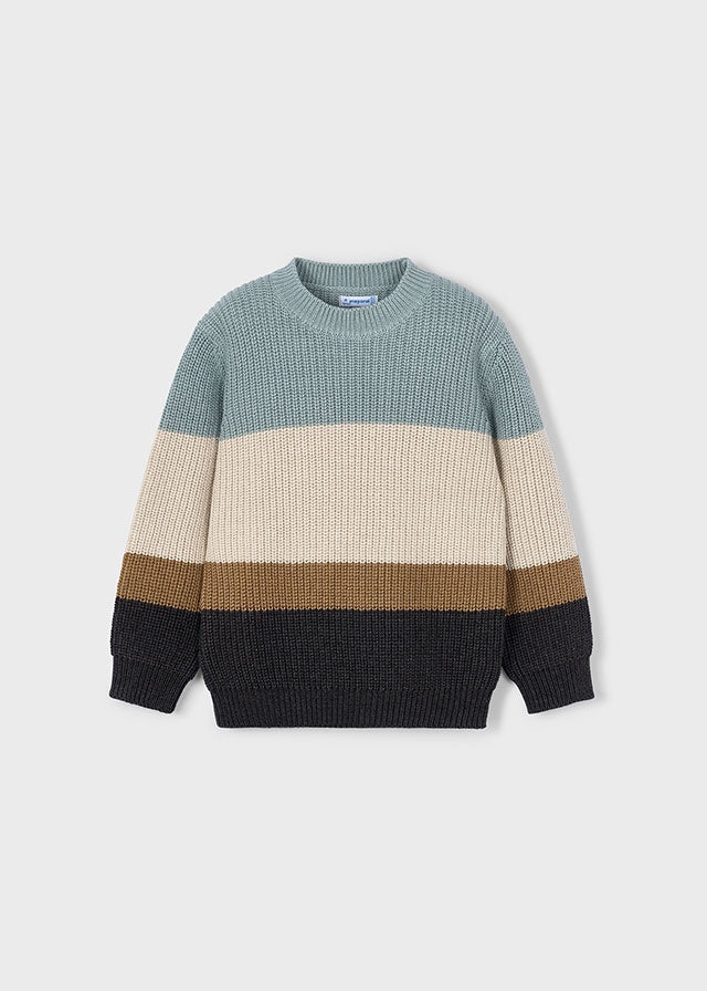 Colorblock Chunky Sweater