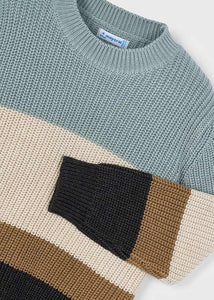 Colorblock Chunky Sweater