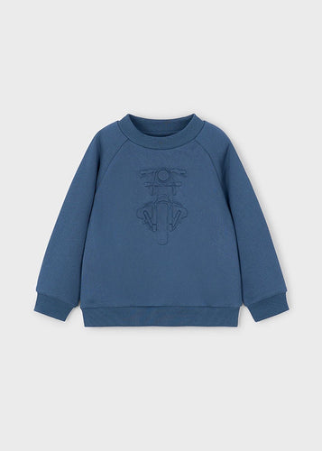Embossed Motorcycle Pullover