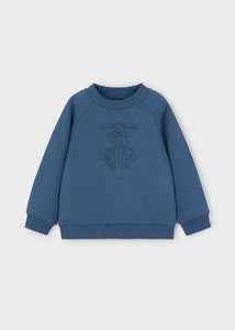 Embossed Motorcycle Pullover