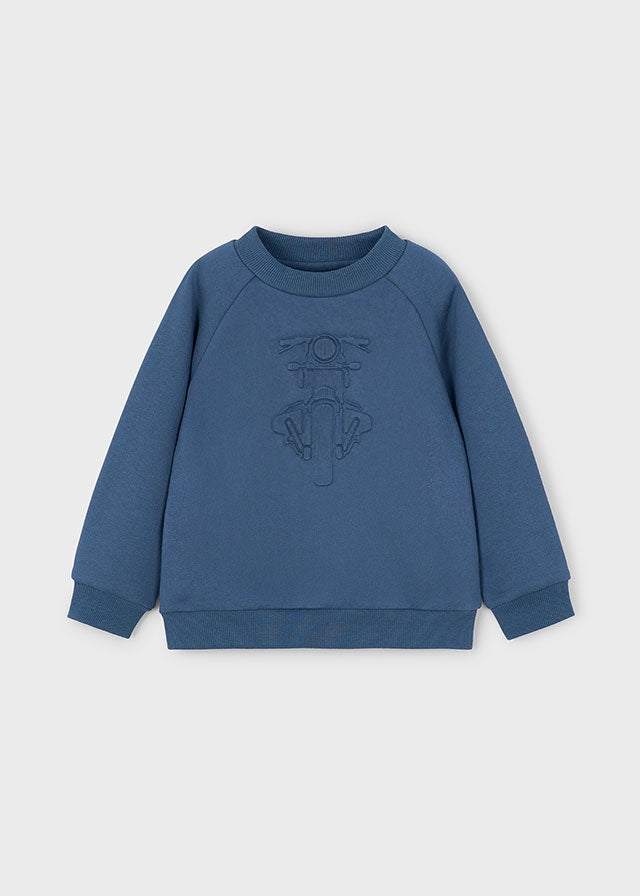 Embossed Motorcycle Pullover