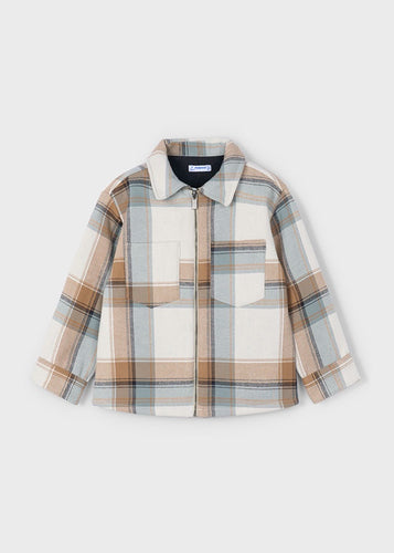 Zip Front Check Jacket