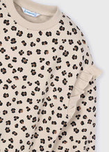 Load image into Gallery viewer, Cheetah Ruffle Sleeve Pullover
