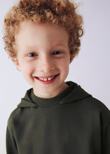 Load image into Gallery viewer, Sporty Solid Hooded Pullover