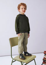Load image into Gallery viewer, Sporty Solid Hooded Pullover