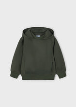 Load image into Gallery viewer, Sporty Solid Hooded Pullover