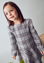 Load image into Gallery viewer, Plaid Knit Dress- Grey/Red
