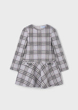 Load image into Gallery viewer, Plaid Knit Dress- Grey/Red