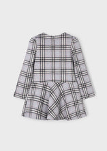 Load image into Gallery viewer, Plaid Knit Dress- Grey/Red