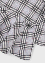 Load image into Gallery viewer, Plaid Knit Dress- Grey/Red