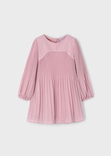 L/S Pleated Dress