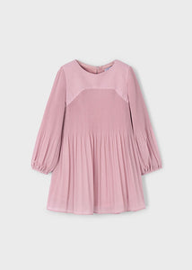L/S Pleated Dress