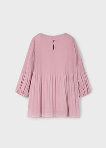 L/S Pleated Dress