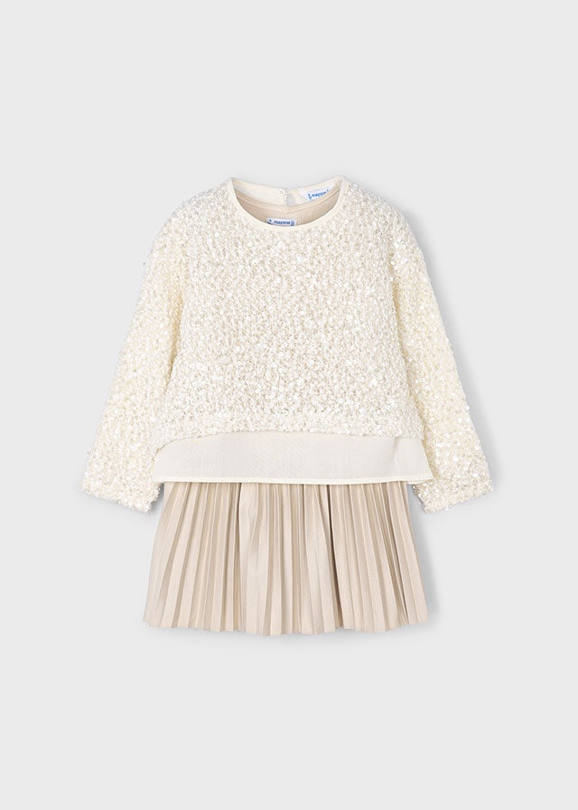 Sequin Combined 2PC Dress