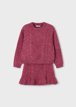 Load image into Gallery viewer, Tricot Pullover Skirt Set