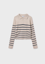 Load image into Gallery viewer, L/S Zip Knit Polo