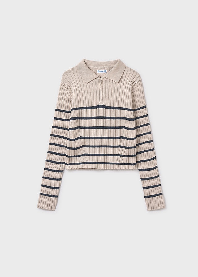 L/S Zip Knit Polo