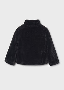 Faux Fur Solid Bomber