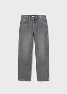 Relaxed Fit Long Denim Pant