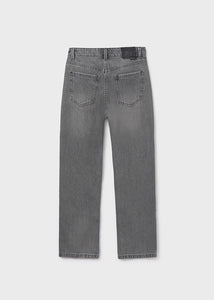Relaxed Fit Long Denim Pant