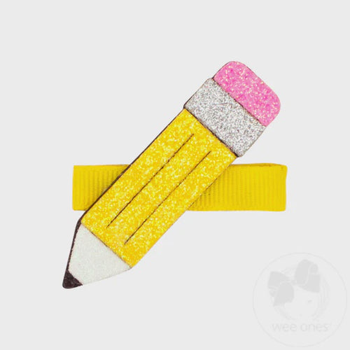 Glitter School Hair Clip