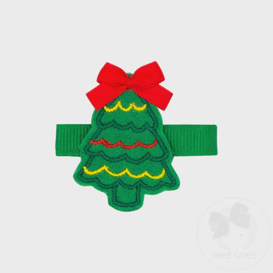 Felt Holiday Applique Clip