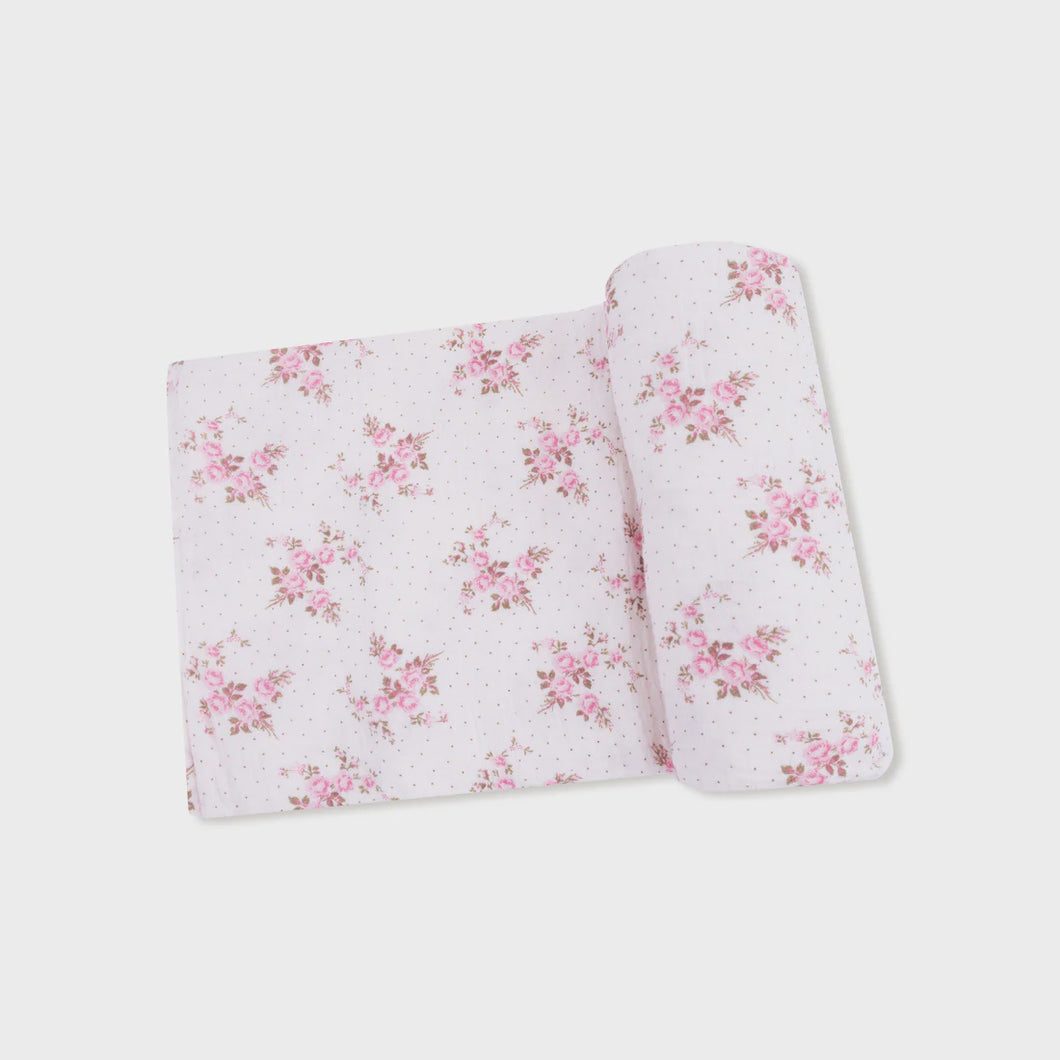 Swaddle Blanket- Belle Rosette Dot
