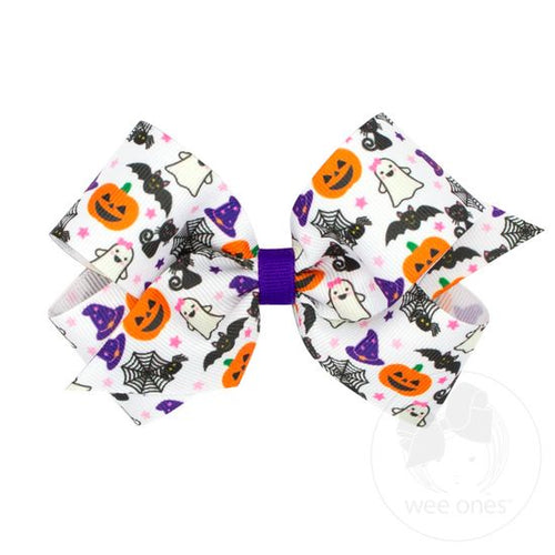 GG Halloween Print Bow