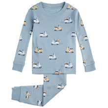 Load image into Gallery viewer, Printed L/S Pj Set- Moped