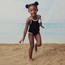 Load image into Gallery viewer, Rosette Piped 1PC Swimsuit