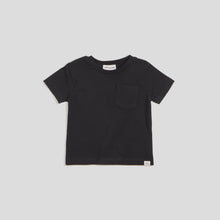 Load image into Gallery viewer, Basic Black Baby Pocket Tee