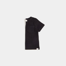 Load image into Gallery viewer, Basic Black Baby Pocket Tee