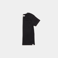 Load image into Gallery viewer, Basic Pure Black Pkt Tee BB
