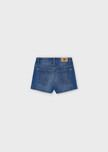 Stretch Denim Short- Medium Wash