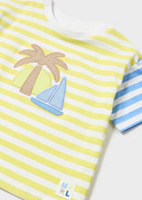 Load image into Gallery viewer, Coastal Embroidered Striped Tee